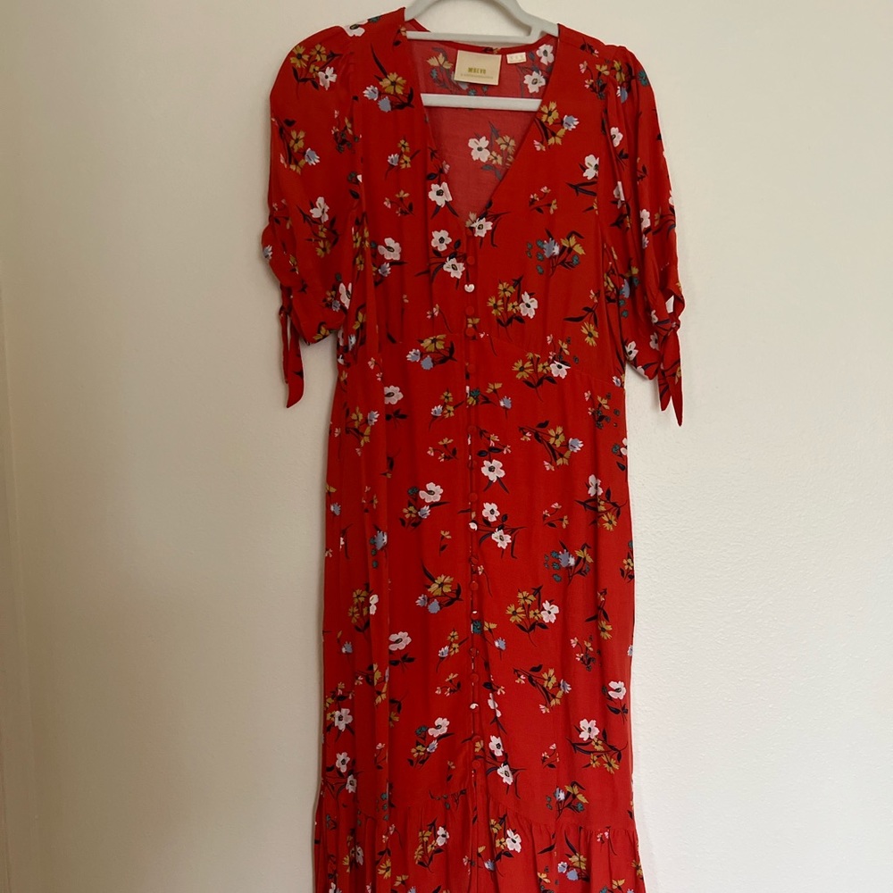 Maeve floral midi dress 6